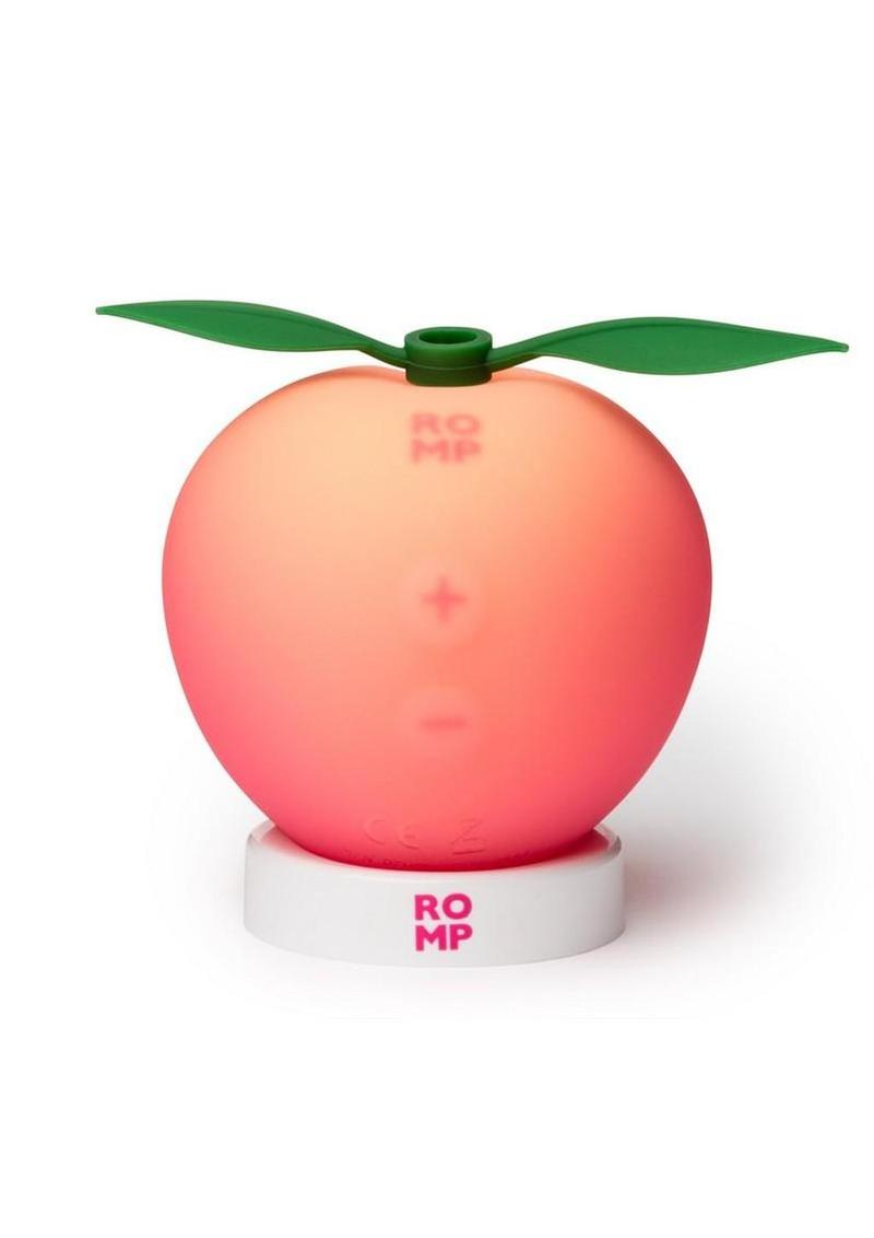 Pink Peach Rechargeable Silicone Vibrator Romp